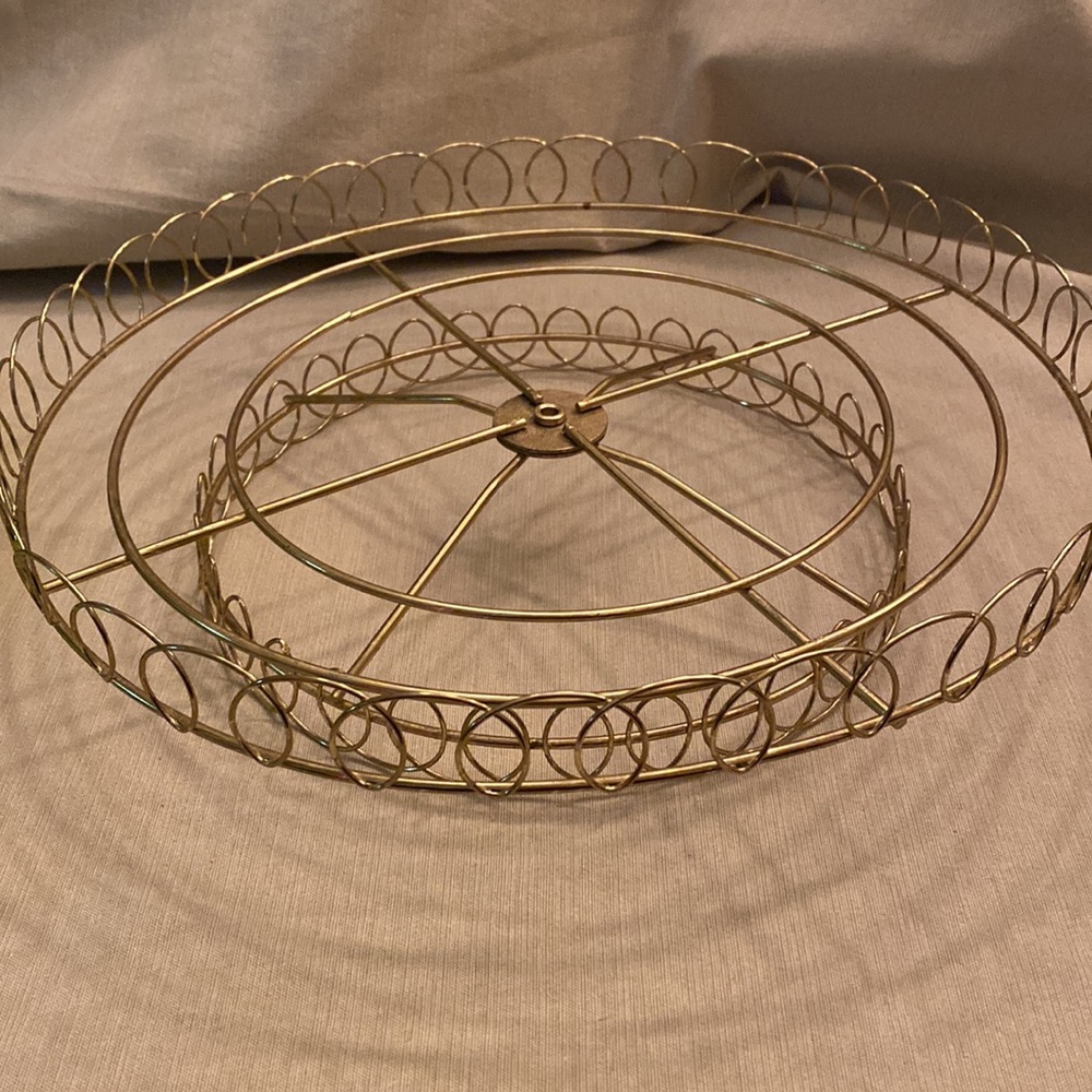 Rotating Mid Century Modern Divided Serving Platter - Picture 8 of 8